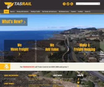 Tasrail.com.au(Home) Screenshot