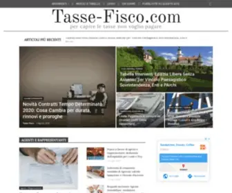 Tasse-Fisco.com(Per pagare meno tasse) Screenshot