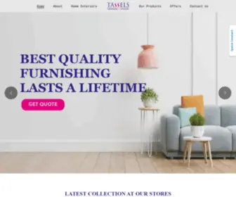 Tasselsinterior.com(TASSELS INTERIORS) Screenshot