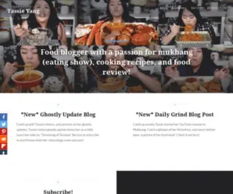 Tassieyang.com(Food blogger with a passion for mukbang (eating show)) Screenshot