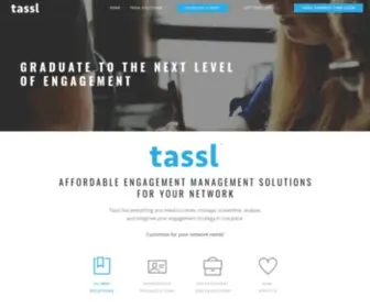 Tassl.com(Driving Network Engagement) Screenshot