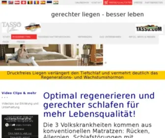 Tasso.com(Tasso Wasserbetten aus Oer) Screenshot