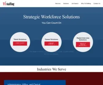 Tastaffing.com(The Staffing Agency in Your Corner) Screenshot