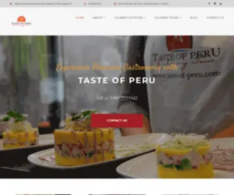 Taste-OF-Peru.com(Culinary Tours to Peru) Screenshot