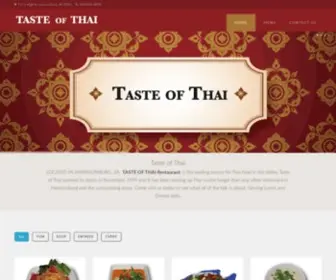 Taste-OF-Thai.com(Taste OF Thai) Screenshot