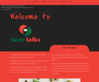 Taste-Talks.com(Home) Screenshot