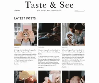 Tasteandseeblog.co.za(Kirstin) Screenshot