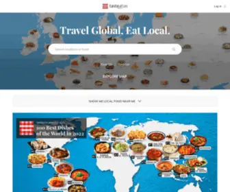 Tasteatlas.com(World Food Atlas) Screenshot