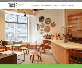 Tastebarboston.com(Taste Wine Bar & Kitchen) Screenshot