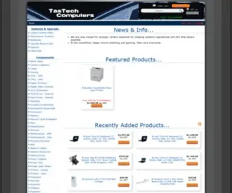 Tastech.co.nz(TasTech Computers) Screenshot