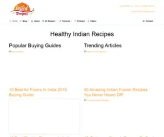 Tastedrecipes.com(Recipe and Food Blog) Screenshot