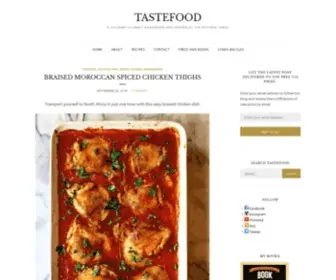 Tastefoodblog.com(A culinary journey beginning and ending at the kitchen table) Screenshot