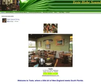 Tastehobesound.com(Taste Hobe Sound) Screenshot