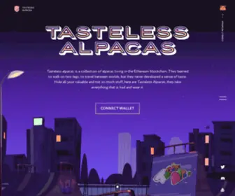 Tastelessalpacas.com(Tasteless Alpacas) Screenshot
