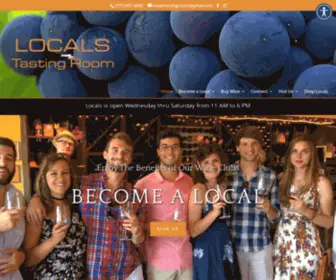 Tastelocalwines.com(Locals Tasting Room) Screenshot