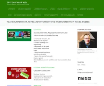 Tastenschulekiel.de(Tastenschule Kiel) Screenshot