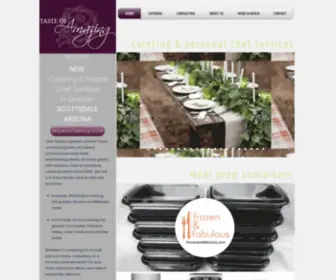 Tasteofamazing.com(Taste of Amazing Catering) Screenshot