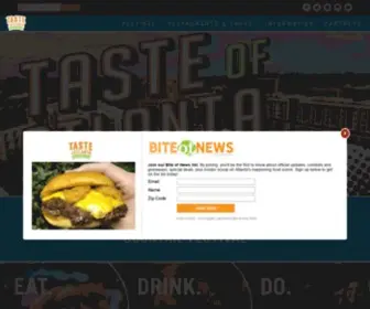 Tasteofatlanta.com Screenshot
