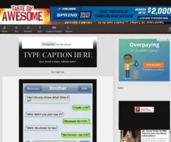 Tasteofawesome.com(Boring photos) Screenshot