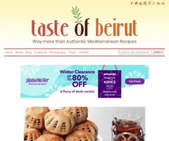 Tasteofbeirut.com(Taste of Beirut) Screenshot
