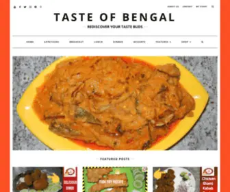 Tasteofbengal.in(TASTE OF BENGAL) Screenshot