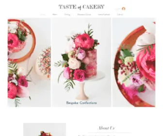 Tasteofcakery.com(Cakes) Screenshot