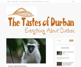 Tasteofdurban.co.za(Everything Durban) Screenshot