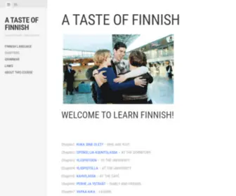 Tasteoffinnish.fi(Learn Finnish) Screenshot