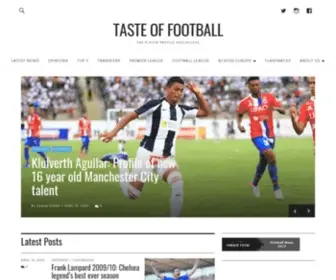 Tasteoffootball.com(TASTE OF FOOTBALL) Screenshot