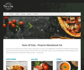 Tasteofitalypizza.us(Taste of Italy) Screenshot