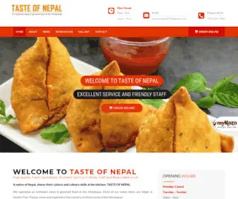 Tasteofnepalukiahca.com(Taste of Nepal) Screenshot