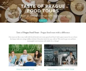 Tasteofprague.com(Taste of Prague food tours) Screenshot