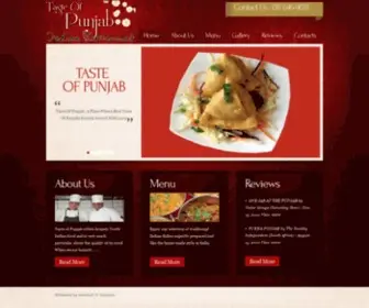 Tasteofpunjab.co.za(Best Indian Restaurant in Johannesburg) Screenshot