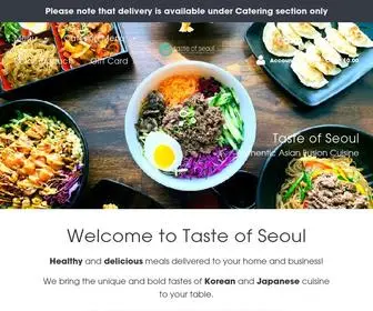 Tasteofseoul.ca(Taste of Seoul) Screenshot