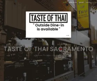 Tasteofthaisac.net(Taste of Thai) Screenshot