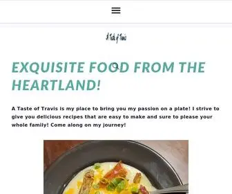 Tasteoftravis.com(A Taste of Travis) Screenshot