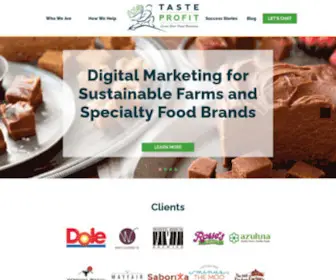 Tasteprofit.com(Specialty Food Business Consulting and Marketing) Screenshot