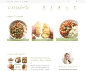Tasteslovely.com(Tastes Lovely) Screenshot