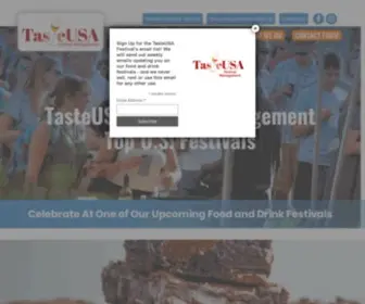 Tasteusa.com(Food and Drink Festivals) Screenshot