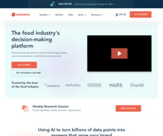 Tastewise.io(Tastewise AI) Screenshot