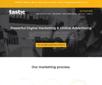 Tasticmarketing.com(Tastic Marketing) Screenshot