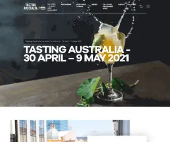 Tastingaustralia.com.au(Tasting Australia presented by RAA Travel) Screenshot