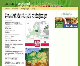 Tastingpoland.com(#1 on Polish food) Screenshot