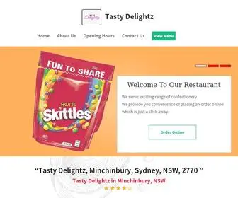 Tastydelightzminchinbury.com.au(5% off) Screenshot