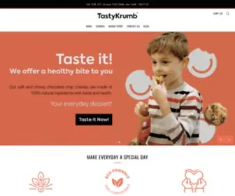 Tastykrumb.com(Online Cookies Store) Screenshot