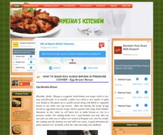 Tastymalabarfoods.com(Butter Chicken Recipes Dessert Nuggets Chocoflan Shawarma AYESHA'S KITCHEN) Screenshot