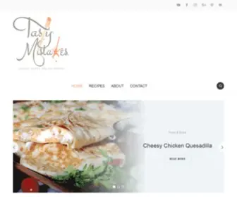 Tastymistakes.com(Delicious recipes) Screenshot
