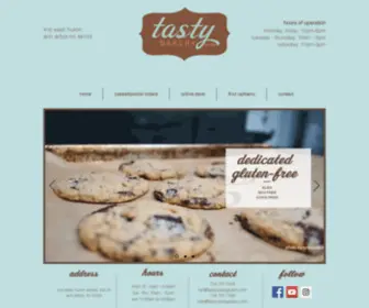 Tastysansgluten.com(Dedicated gluten free bakery) Screenshot