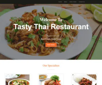Tastythaisanantonio.com(Tasty Thai Restaurant) Screenshot