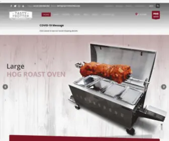 Tastytrotter.com(Tasty Trotter specialise in catering equipment for your events. Our flagship Hog Roast Oven) Screenshot